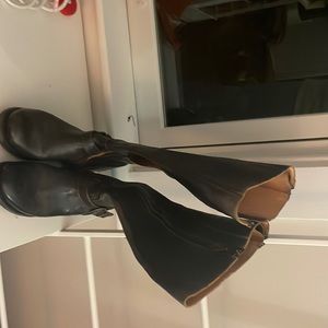 Bed Stu grey riding boots. Size 7